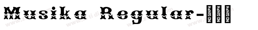 Musika Regular字体转换